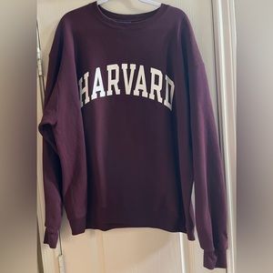 Harvard XXL maroon fleece lined sweatshirt